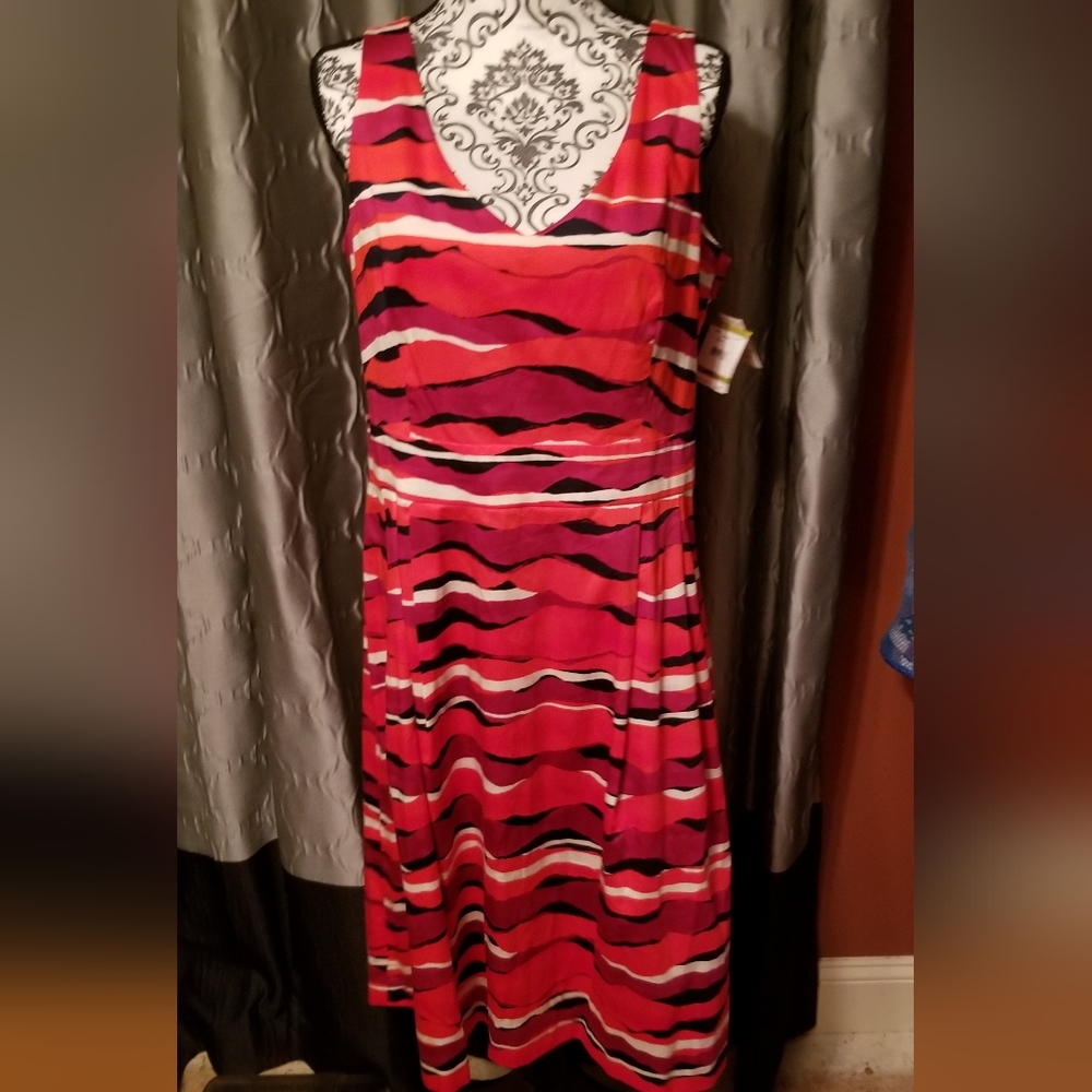 Anne Klein Sleeveless Dress SZ 14 - Picture 1 of 3